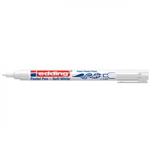 edding Pastel Pen 1500 Filzstift weiß, 1 St.