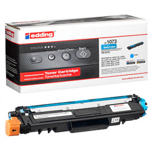 edding EDD-1073  cyan Toner kompatibel zu brother TN-247C