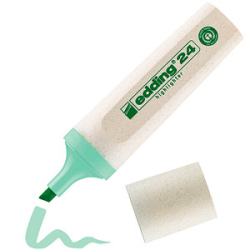 edding Highlighter 24 EcoLine pastell Textmarker grün, 1 St.
