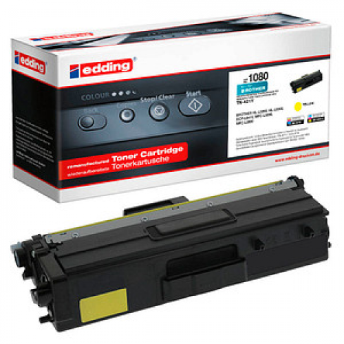 edding EDD-1080  gelb Toner kompatibel zu brother TN-421Y