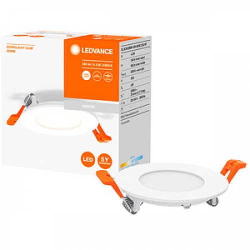 LEDVANCE RECESS SLIM DOWNLIGHT LED-Einbaustrahler weiß 4,5 W