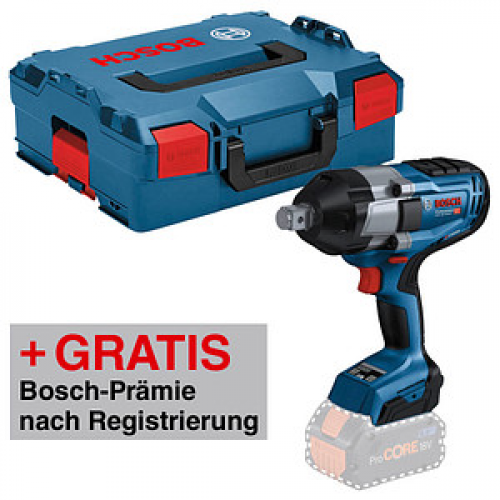 AKTION: BOSCH Professional GDS 18V-1050 H  BITURBO Brushless Akku-Schlagschrauber 18,0 V, ohne Akku mit Prämie nach Registrierung