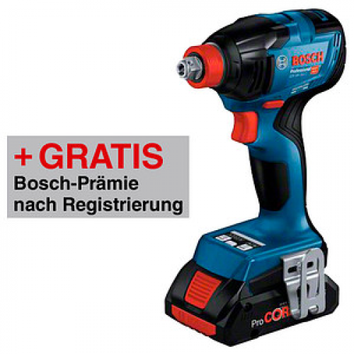 AKTION: BOSCH Professional GDX 18V-210 C Akku-Schlagschrauber-Set 18,0 V, mit 2 Akkus mit Prämie nach Registrierung