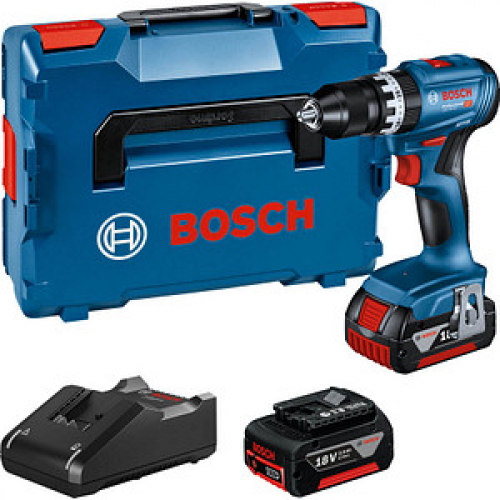 BOSCH Professional GSB 18V-45 Akku-Bohrschrauber-Set 18,0 V, mit 2 Akkus