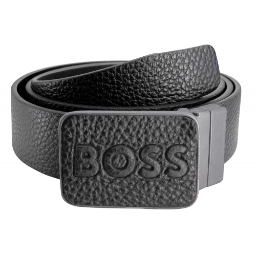 BOSS 50488461-001 Herrengürtel Leder Schwarz Osem