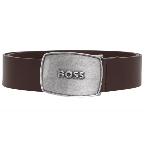 BOSS 50491888-202 Herrengürtel Leder Dunkelbraun Icon-EP