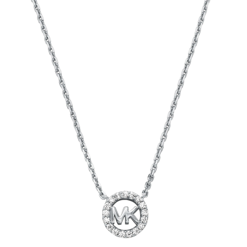 Michael Kors MKC1726CZ040 Damen-Halskette Logo Silber