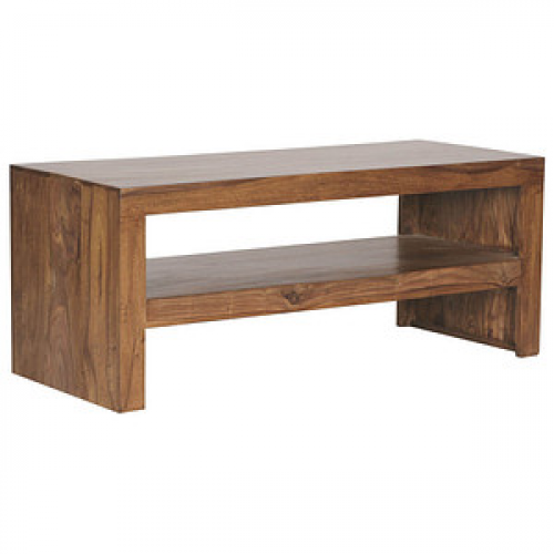 WOHNLING Couchtisch Massivholz sheesham 110,0 x 45,0 x 45,0 cm