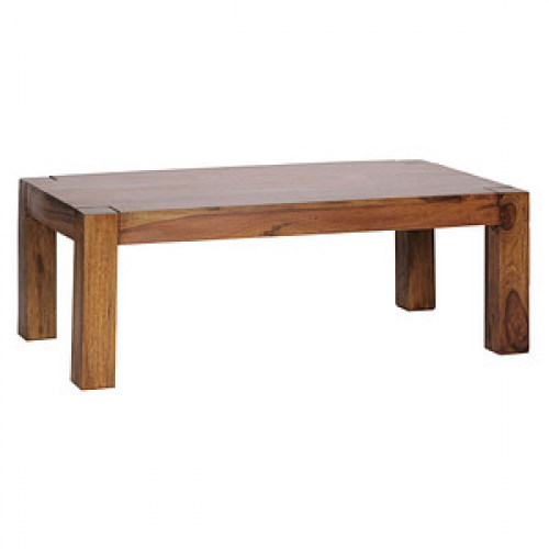 WOHNLING Couchtisch Massivholz sheesham 110,0 x 60,0 x 40,0 cm