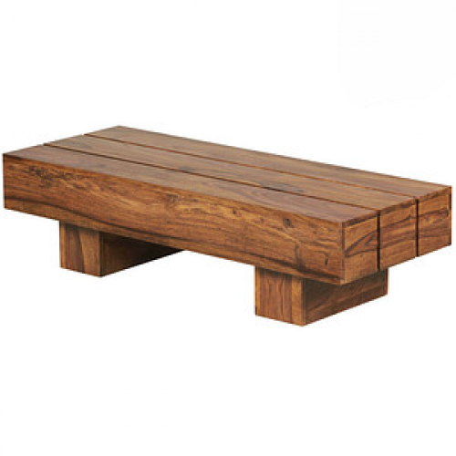 WOHNLING Couchtisch Massivholz sheesham 120,0 x 45,0 x 30,0 cm