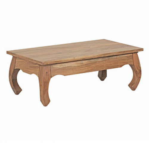 WOHNLING Couchtisch Massivholz akazie 110,0 x 60,0 x 40,0 cm