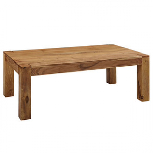 WOHNLING Couchtisch Massivholz akazie 110,0 x 60,0 x 40,0 cm