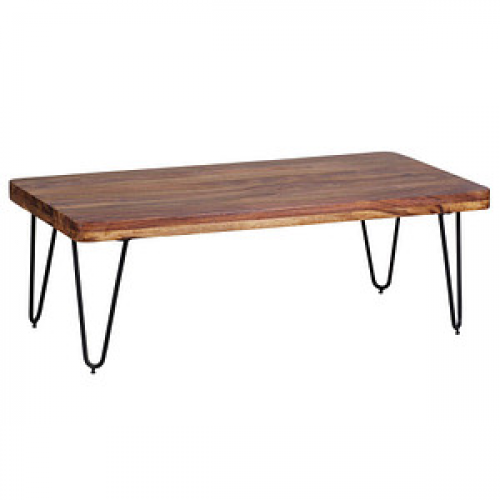 WOHNLING Couchtisch Massivholz sheesham 115,0 x 60,0 x 40,0 cm