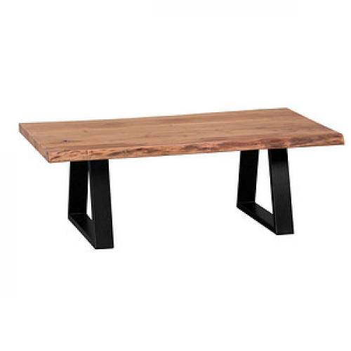 WOHNLING Couchtisch Massivholz akazie 115,0 x 60,0 x 40,0 cm