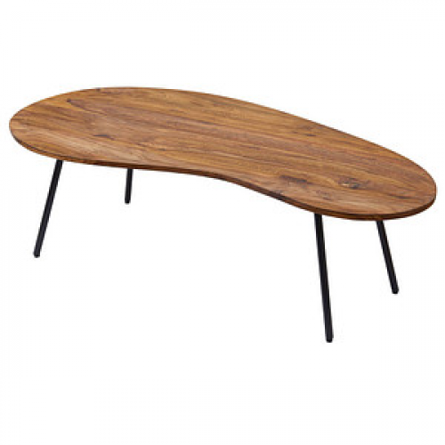 WOHNLING Couchtisch Massivholz sheesham 122,0 x 63,0 x 36,0 cm