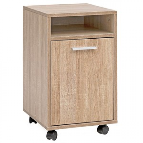 WOHNLING Rollcontainer braun 33,0 x 38,0 x 60,0 cm