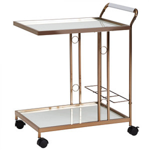 WOHNLING Servierwagen gold 67,0 x 45,0 x 80,0 cm