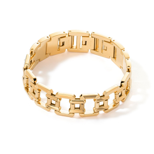 Coeur de Lion 4420/30-1600 Damen-Armband Edelstahl Goldfarben