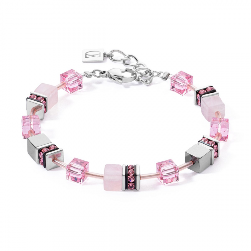 Coeur de Lion 4017/30-1900 Damen-Armband GeoCUBE Iconic Precious Rosa