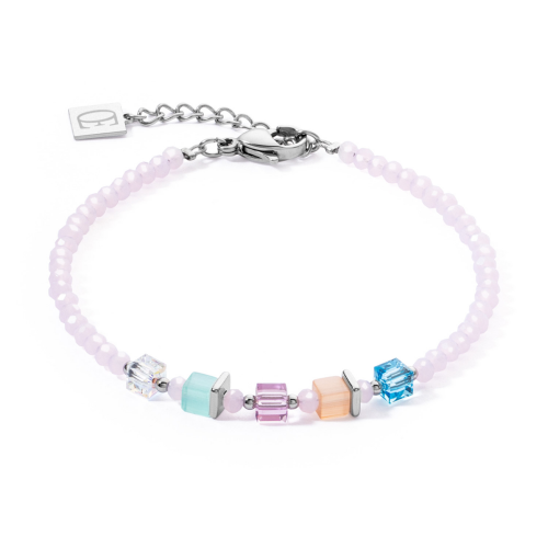 Coeur de Lion 4357/30-1519 Damen-Armband Joyful Colours Rosa-Multicolor