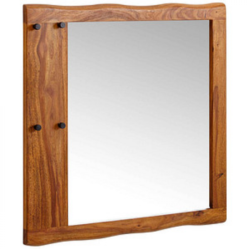 WOHNLING Spiegel WL6.547 sheesham 80,0 x 3,0 x 80,0 cm