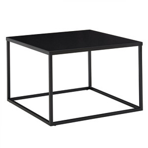 WOHNLING Couchtisch Stahl schwarz 60,0 x 60,0 x 40,0 cm