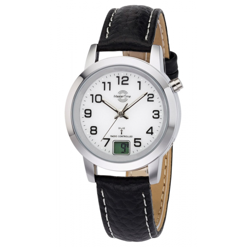 Master Time MTLA-10295-12L Damen-Funkuhr Basic Classic