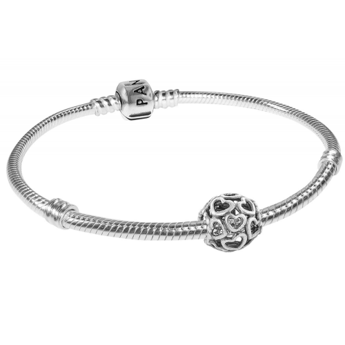 Pandora 79244 Starter-Armband für Damen Hearty Silber