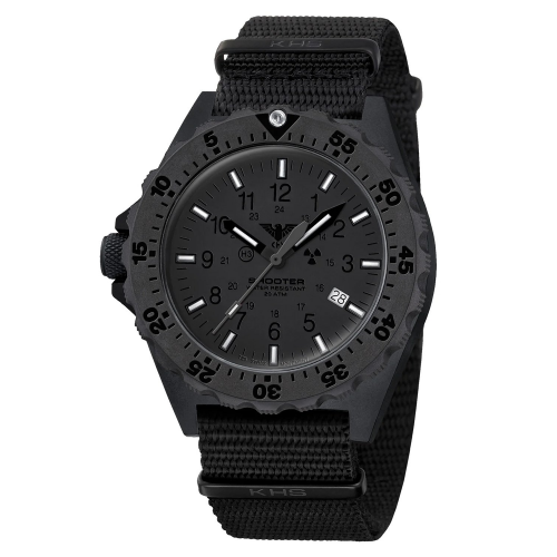 KHS SH2XTHC.NB Herren-Armbanduhr Shooter MKII XTAC Schwarz