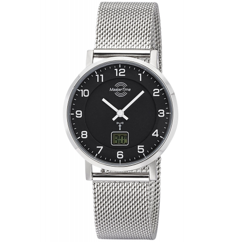 Master Time MTLS-10738-22M Damen-Funkuhr mit Milanaiseband