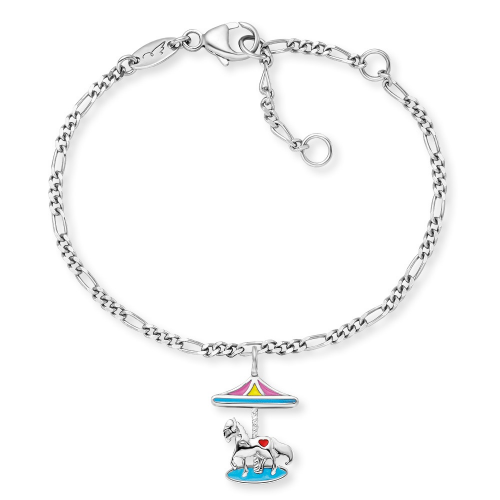 Herzengel HEB-CAROUSEL Silber-Armband für Kinder Karussell