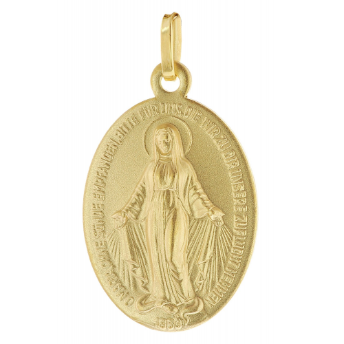 trendor 51935 Milagrosa Anhänger 585 (14K) Gold Medaille Madonna