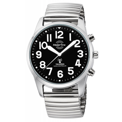 Master Time MTGA-10869-22Z Sprechende Herren-Funkuhr mit Zugband