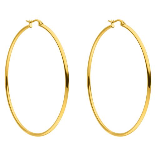 Purelei Damen-Ohrringe Goldfarben Hoops