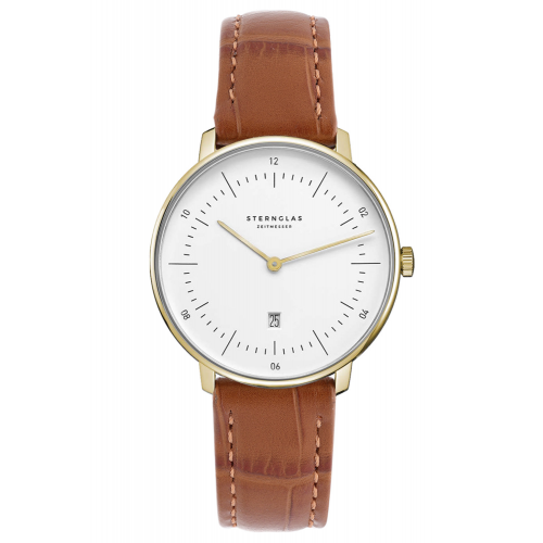 Sternglas S01-ND02-NB01 Damenarmbanduhr Naos XS Cognac