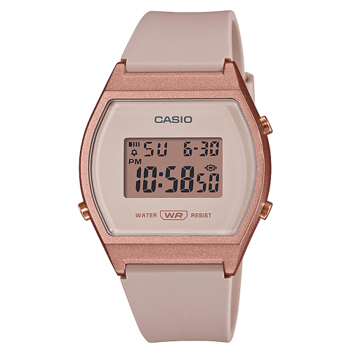 Casio LW-204-4AEF Digital Damenuhr Collection Roséfarben