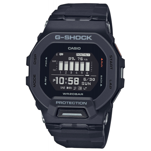 Casio GBD-200-1ER G-Shock G-Squad Digitaluhr Bluetooth Schwarz