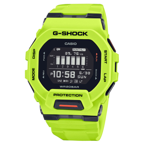 Casio GBD-200-9ER G-Shock G-Squad Digitaluhr Bluetooth Neongelb