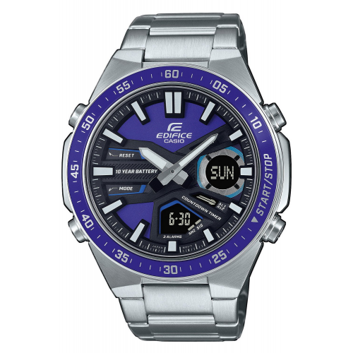 Casio EFV-C110D-2AVEF Edifice Herrenuhr Chronograph Blau