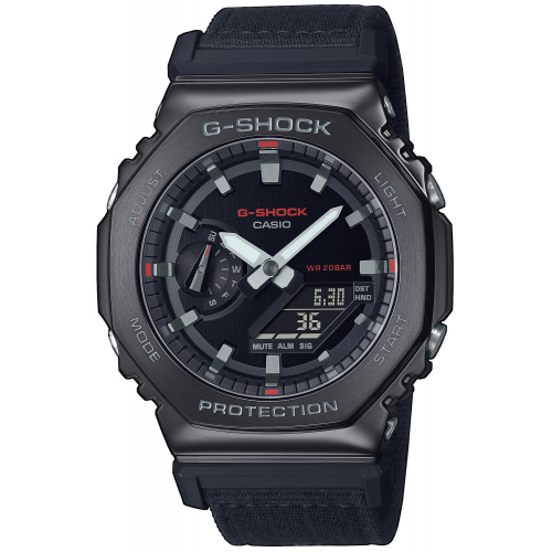 Casio GM-2100CB-1AER G-Shock Classic Herrenuhr Schwarz Textil