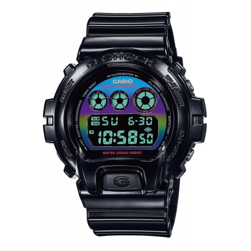 Casio DW-6900RGB-1ER G-Shock Digital Herrenuhr Schwarz/Regenbogen