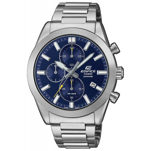Casio EFB-710D-2AVUEF Edifice Herren-Armbanduhr Chronograph Stahl/Blau