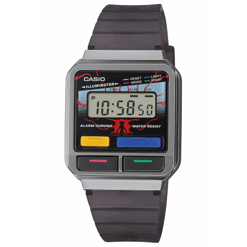 Casio A120WEST-1AER Digitaluhr in Unisexgröße Stranger Things