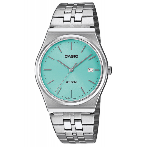 Casio MTP-B145D-2A1VEF Herrenuhr Quarz Stahl/Türkis