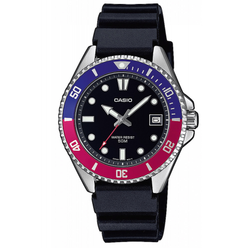 Casio MDV-10-1A2VEF Armbanduhr in Unisexgröße Schwarz