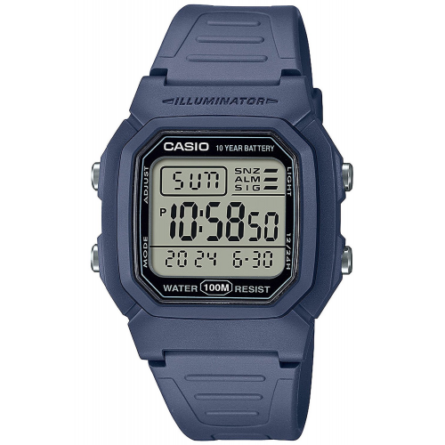 Casio W-800H-2AVES Collection Digitaluhr für Herren Blau