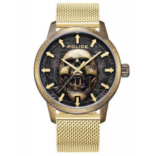 Police PEWJG0005504 Herrenuhr Goldfarben