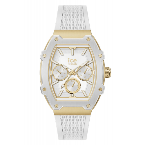 Ice-Watch 022871 Unisexuhr Multifunktion ICE Boliday S Weiß Goldfarben