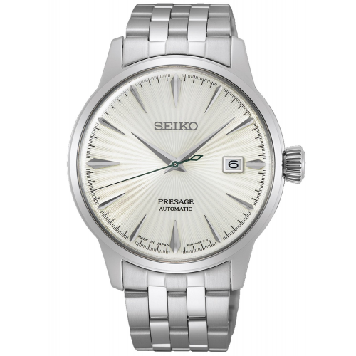 Seiko SRPG23J1 Presage Automatikuhr für Herren Silberfarben