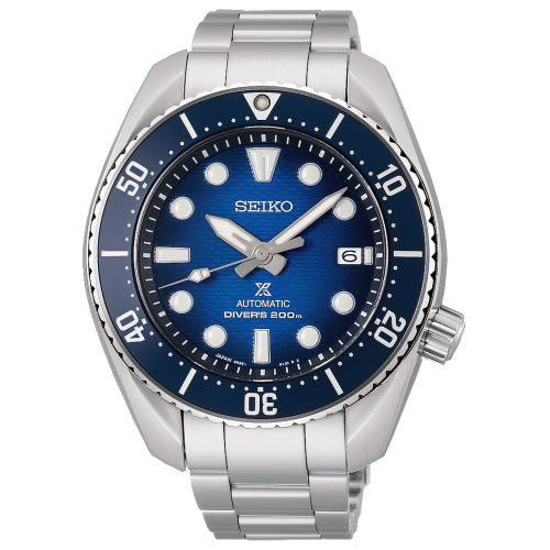 Seiko SPB321J1 Prospex Sea Herren-Taucheruhr Automatik Stahl/Blau